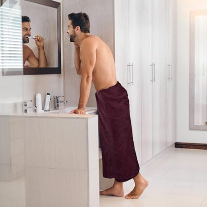 Utopia Towels Luxurious Jumbo Bath Sheet 2 Piece, 600 GSM, 35 by 70 Inches, 100% Ring Spun Cotton, Highly Absorbent and Quick Dry Extra Large Bath Towel, Super Soft Towel, Burgundy - color: Burgundy, size: 2 Piece Bath Sheet