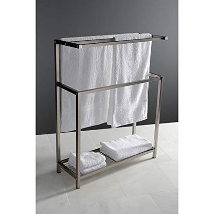 Kingston Brass SCC8368 Edenscape Freestanding Towel-Rack, Brushed Nickel - color: Brushed Nickel