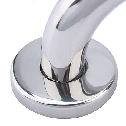 Stainless Steel Grab Bar for Bathroom Shower Tub Wall Mounted Non Slip Handgrip Rail Support fit for Elderly Disabled Adults 12 Inch