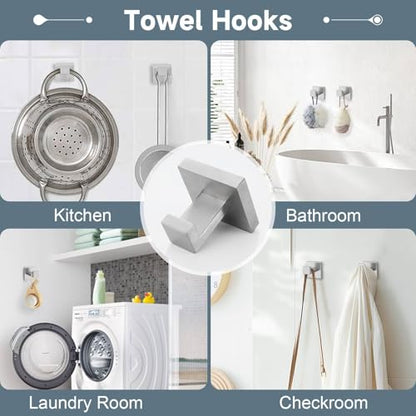 10-Piece Bathroom Hardware Accessories Set-Brushed Nickel Towel Bar, Holder & Racks-SUS304 Stainless Steel-Wall Mounted,23.6-Inch - color: Brushed Nickel, size: 10 Pcs