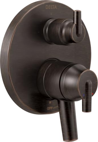 Delta Faucet Trinsic 17 Series 3-Setting Integrated Diverter Valve Trim Kit, Oil Rubbed Bronze Diverter Valve Trim Kit, Shower Trim Kit, Venetian Bronze T27859-RB (Valve Not Included) - color: Venetian Bronze