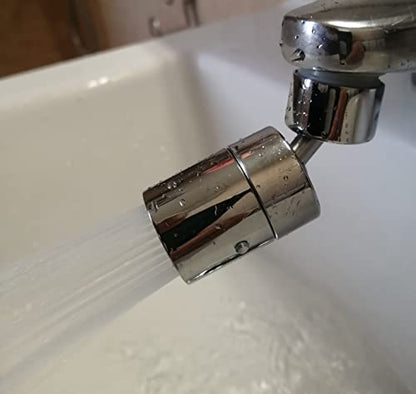 Big Angle Rotate Kitchen Sink Faucet Aerator,kitchen faucet nozzle aerator,faucet extender, 360 degree swivel sprayer for sink tap head.(80° Angle 3 adapters) - color: 80° Angle 3 adapters