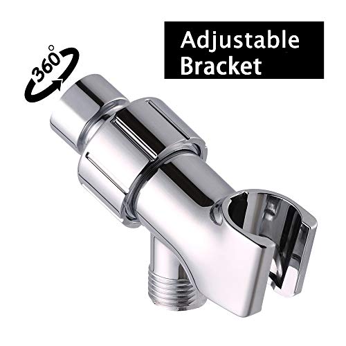 Shower Head with Handheld, Long Hose 4.9 Ft, 5 Spray Modes | High-Pressure Shower Wand, Detachable Sprayer Attachment for Bathing, Bathroom Cleaning & Pet Washing, Easy Install