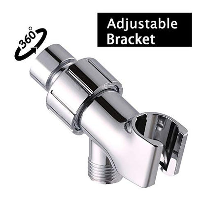Shower Head with Handheld, Long Hose 4.9 Ft, 5 Spray Modes | High-Pressure Shower Wand, Detachable Sprayer Attachment for Bathing, Bathroom Cleaning & Pet Washing, Easy Install