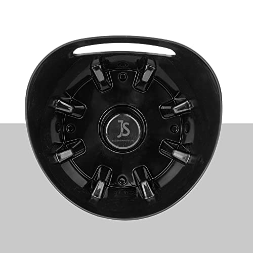 JS Jackson Supplies Universal Black Plastic Drip Tray for Toilet Plunger - color: Black