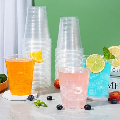 SIUQ 1000 Pack 12 oz Clear Plastic Cups, Bulk Disposable Cups 12 Ounce | Cold Party Drinking Cups for Party, Picnic, BBQ, Wedding, Travel, Halloween, Christmas, Events - style: 12 oz-1000pack
