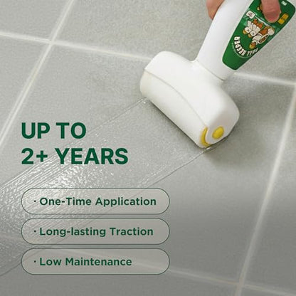 Non Slip Bathroom Floor Treatment, Anti Slip Gel for Shower & Tile Floors, Slippery Floor Solution, 10.6 oz