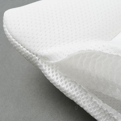 Bath Pillow for Bathtub, Breathable Polyester Headrest with Suction Cups, 20.5 x 15 in Neck and Back Support for Soaking Tub