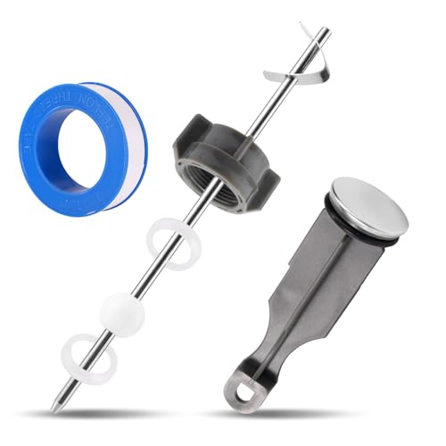 2pcs Sink Drain Parts, Pop-Up Stopper & Pivot Rod & Raw for Price Pfister | Sink Drain Repair Kit for Popular Band, Assembly, Bathroom Replacement, Belt Lavatory - style: Style 2