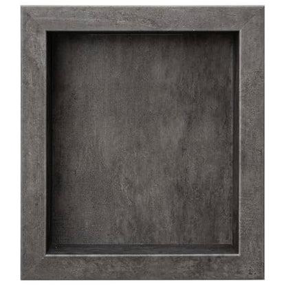 Palisade 17.5 in x 15.5 in Vinyl Shower Niche Ashen Slate | Waterproof Shower Insert - color: Ashen Slate