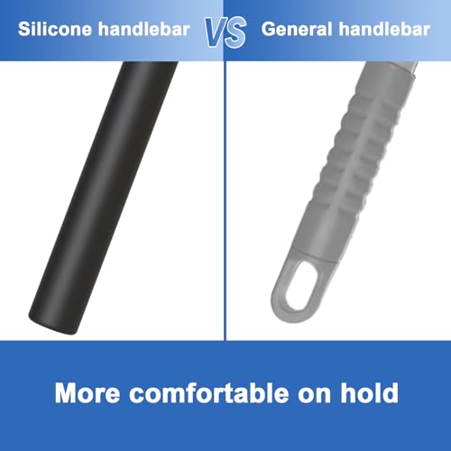 Shower Squeegee for Glass Doors, Squeegee with Long Handle, Telescoping Squeegee for Shower, Extendable Window Cleaner Tool for Car Windows, Tile Walls, Sliding Door, Shower Glass Door