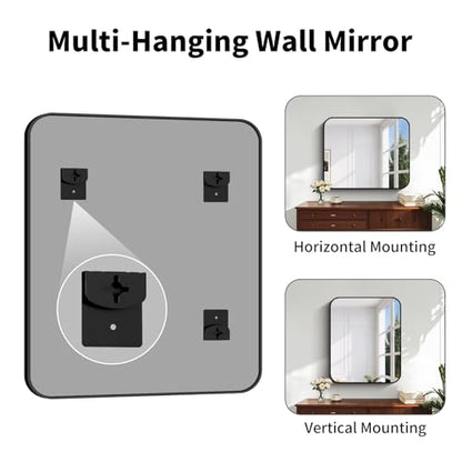 Koonmi Bathroom Wall Mirror,30x36 Inch Large Vanity Mirror for Over Sink - size: 36"L x 30"W