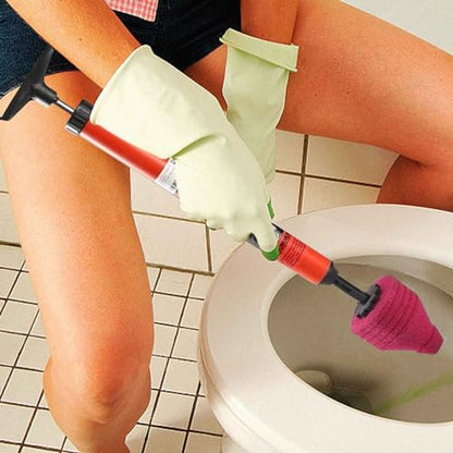 High Pressure Toilet Unblock a Shot, 2025 Upgrade Toilet Plunger Kit, High Pressure Shot Toilet Pipe Plunger Air Drain Clog Remover Tool for Bathroom Kitchen (2 PCS) - color: 2 PCS