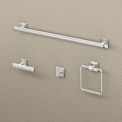 Gatco 4072 Elevate Towel Ring, Satin Nickel - color: Satin Nickel, style: Elevate