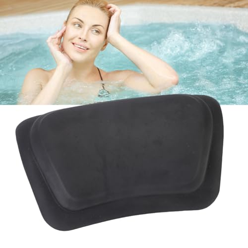 PU Bathtub Pillow Water PU Spa Bath Pillow Non Slip Suction Cups for Home Bathroom Hot Tub SPA Relaxation Support Comfortable Lightweight Easy to Wash