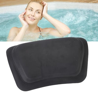 PU Bathtub Pillow Water PU Spa Bath Pillow Non Slip Suction Cups for Home Bathroom Hot Tub SPA Relaxation Support Comfortable Lightweight Easy to Wash