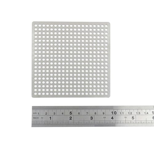 MY MIRONEY Stainless Steel Shower Drain Cover Replacement | Square Floor Drain Cover for Bathroom Floor, 3-6/7 Inch