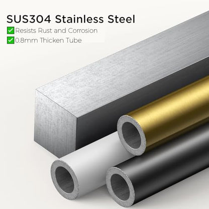 FORIOUS Towel Ring, SUS304 Stainless Steel Hand Towel Holder,Brushed Nickel | Modern Hand Towel Holder Rack Hanger Round for Bathroom Wall Mounted, Ideal for Bathroom, Kitchen, RV - color: Stainless Steel
