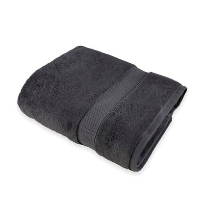 Maisonette Loft Egyptian Cotton Turkish Bath Towels, Soft, Absorbent, Ideal Quick Dry Large Luxury Bath Towel Set for Shower (30" x 58", 4 Pack), Dark Grey (Charcoal) - color: Charcoal, style: Bath Towel Set of 4 - 30 x 58
