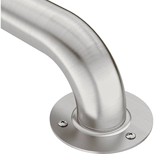 Moen R7442 Bathroom Safety 42-Inch Stainless Steel Bathroom Grab Bar with Exposed Screws, Stainless - size: 42 Inch
