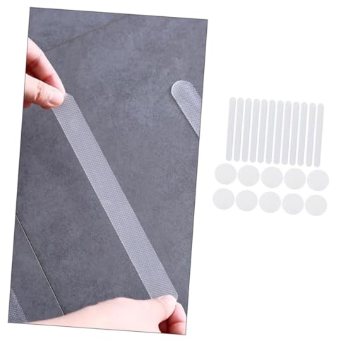 22Pcs Non Slip Transparent Bathroom Stickers Adhesive Decals for Bathtubs Stairs Removable Skid Strips Enhance Safety Smooth Surfaces Easy to Install