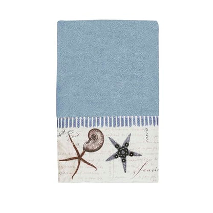 Avanti Linens - Hand Towel, Soft & Absorbent Cotton Towel (Antigua Collection) - color: Blue Fog, size: Hand Towel