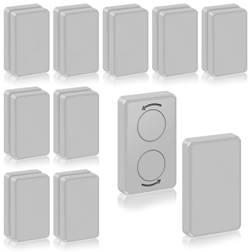 Phoncoo 18pcs Outdoor Curtain Weights, Plastic Wrapped Magnetic Drapery Weights, Waterproof Heavy Duty Curtain Magnets for Heavy Wind, Outside Curtain, Shower Curtain, Tablecloth, Flag (Grey) - color: Grey-18pcs
