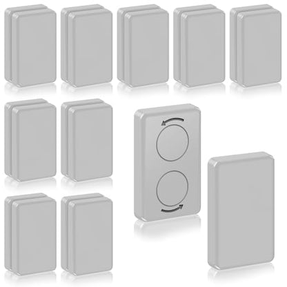 Phoncoo 18pcs Outdoor Curtain Weights, Plastic Wrapped Magnetic Drapery Weights, Waterproof Heavy Duty Curtain Magnets for Heavy Wind, Outside Curtain, Shower Curtain, Tablecloth, Flag (Grey) - color: Grey-18pcs
