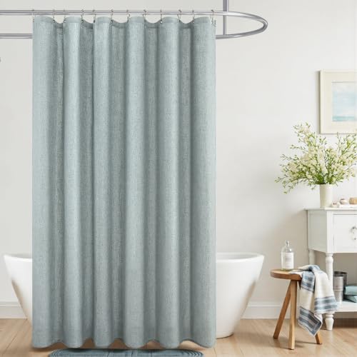 KOUFALL Aqua Shower Curtain for Bathroom,Summer Beach Themed Beachy Cowgirl Room Decor Coastal Shower Curtain Set with Hooks,72 Inch,Seafoam Green - color: Sea Green, size: 72"W x 72"L (Pack of 1)