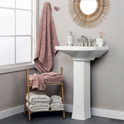 SKL Home CloudSoft Cotton Luxury Bath Towel, Clay - color: Clay, style: Bath Towel