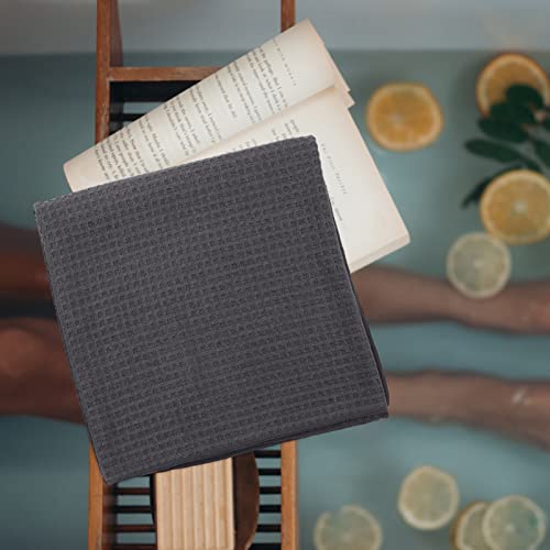 ABOOFAN 2pcs Bulk Bath Towels Waffle Bath Towels for Bathroom Quick Dry Soft No Fading
