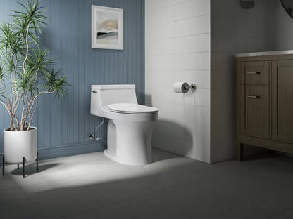 Kohler K-30783-0 Lithe Quiet-Close Elongated Toilet seat with Grip Tight Bumpers, White - style: Lithe