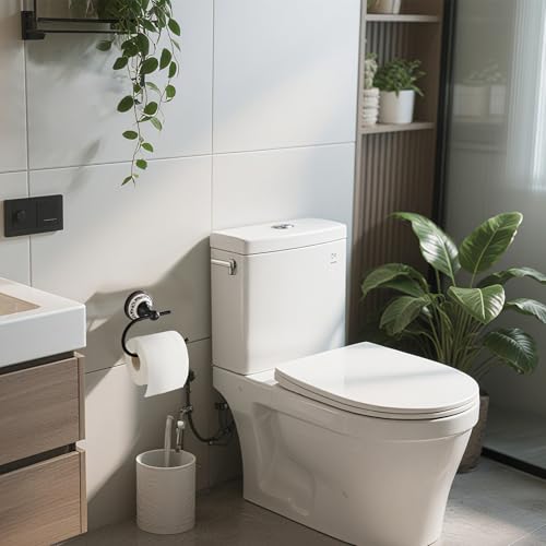 Wall Mounted Bathroom Kitchen Black Toilet Paper Holder, Open Arm Towel Holder, Tissue Holder, Bathroom Kitchen Tissue Roll Holder YIGUANXIN - color: Black, size: Toilet Paper Holder
