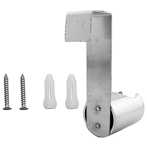 LQ Industrial 2pcs Shower Head Holder, 42x98mm Wall Mounted Toilet Bidet Spray Stand Sprinkler Head Bracket for Bathroom Storage Hooks