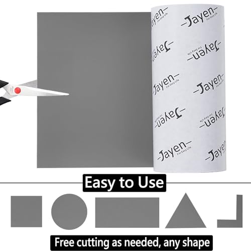 Non Slip Self Adhesive Silicone Cuttable Furniture Pads - 5x40 inch | widely used, functionality, easy to use - color: 5x40 Grey