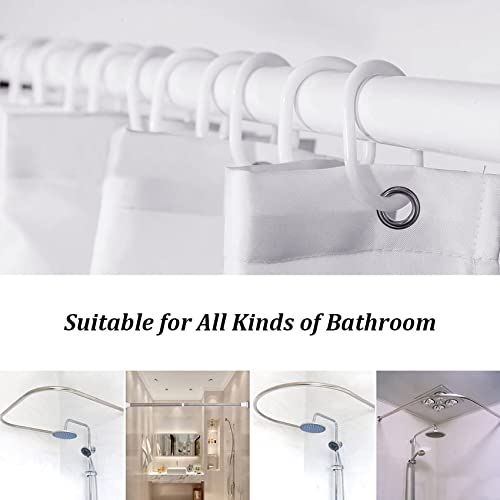 LB Get Naked Shower Curtain for Bathroom, Funny Quotes Fuck IT Get Naked on Purple and Black Fabric Shower Curtain with Hooks,Modern Simple Fun Bathroom Curtain Shower Set, 60" W x 72" L - color: Purple, size: 60"W x 72"L (Pack of 1)