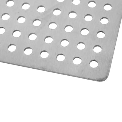 Square Drain Cover Grates,2.36" x 2.36" 304 Stainless Steel Drainage Grate Cover Replacement Floor Drain Strainer for Shower, Bathroom Floor, Balcony, and Outdoor Garden Drains -2pcs - size: 2.36" x 2.36"