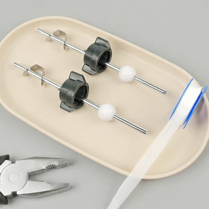 Sink Pivot Rod Replacement,18MM Ball, Bathroom Sink Drain Stopper Kit | Ball Pop Up Stopper Lever Compatible with Price Pfister, Delta, Lavatory Pop Up Center Piece Assembly - size: 18mm ball+ lever