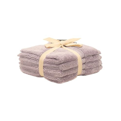 Mosobam Turkish Washcloths, 12 Pack, 13 x 13 in, 700 GSM, Lavender Aura | 12 washcloth face towels, 13 x 13 in, 700 GSM bamboo-viscose and Turkish cotton blend, plush, absorbent and woven in Turkey - color: Lavender Aura, size: Washcloths, Set of 12