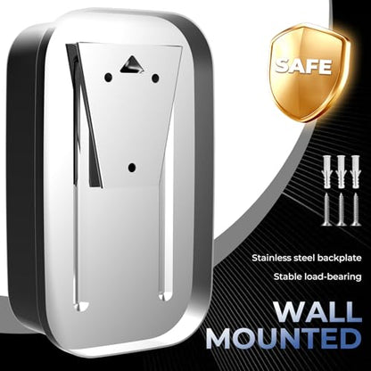 Commercial Soap Dispenser Wall Mount Stainless Steel Soap Dispensers Liquid Manual Anti-Leak Pump Hand Soap Dispenser for Bathroom Kitchen Silver (35 fl.oz./1000ml) - color: Silver, size: 1000ml
