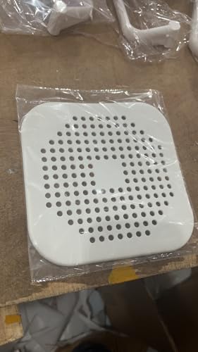 Silicone Drain Protector, Gray Anti-Clog Hair Catcher for Shower and Bathtub, 5.7 Inch Flexible Strainer with Easy Clean Design