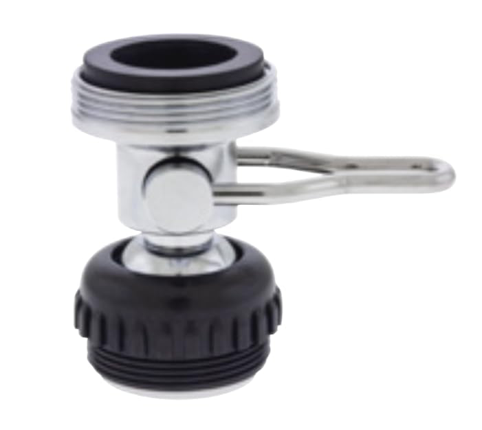 On Off Adapter Faucet Dual Threaded Swivel Kitchen Accessories Various Thread Male & Female End Plumbing Solutions Attachment Plumbing Solutions (Swivel/Lever) - color: Swivel/Lever