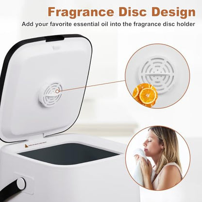 Towel Warmers for Bathroom - Smart Towel Warmer Bucket with Timer & Delay Start, 3 Heating Modes & LED Touchscreen - Towel Heater for Towels, Blankets, Robes, Spa (22L) - size: 22L