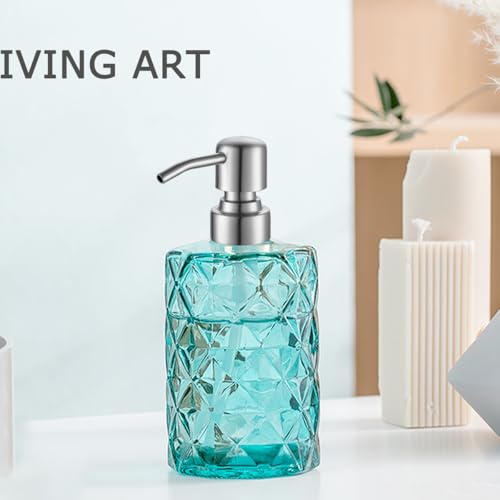 Soap Dispenser Pump Replacement - Silver Brushed Finish 304 Rust Proof Stainless Steel Lotion Dispenser Pumps Replacement for Standard 28/400 Neck Size Regular Mouth Bottles - color: Brushed Finish-silver, size: 1pcs