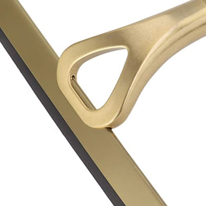 Shower Squeegee for Glass Doors, 8.9 Inch Width Squeegee All Purpose Stainless Steel Squeegee Bathroom Squeegee with Hooks Holder for Window, Mirror, Car Glass