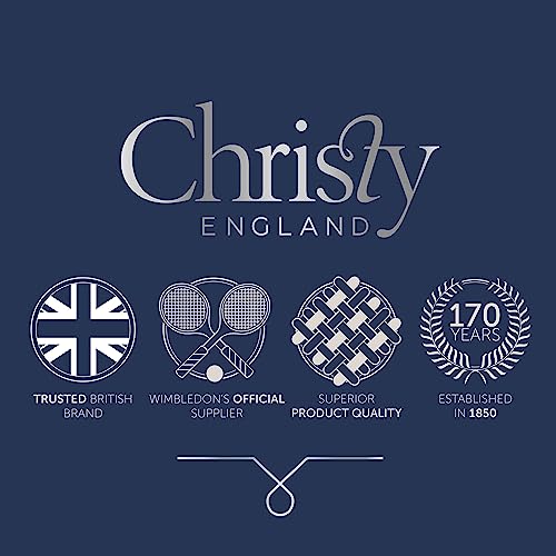 Christy Brixton 4 Piece White Towel Set | 100% Cotton | Ultra Soft | Super Absorbent | 600GSM | 2 Bath Towels 2 Hand Towels - color: White, size: 2 Hand 2 Bath Set