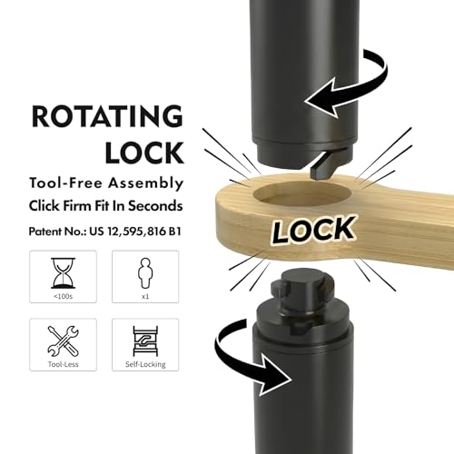 Toilet Paper Holders Free Standing, Holds up to 7 Rolls Toilet Paper Stand with Storage, Bathroom Toilet Paper Organizer with Top Shelf for Small Items, 1-Min Rotating-Lock Assembly, Light,L - color: Light