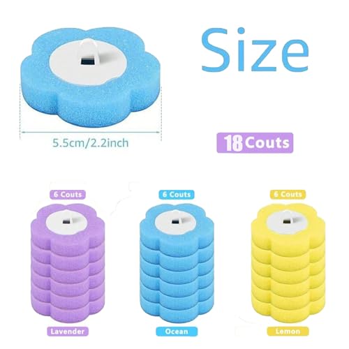 Disposable Brush with Holder & Refill Heads - Hygienic Sanitary Toilet Cleaner for Easy Cleaning, Streak-Free Fresh Bathroom, No Mess Disposable Toilet Bowl (1, Refill (36 pcs)) - color: Refill (36 Pcs)