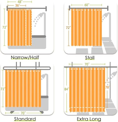 jinchan Black and White Shower Curtain Inky Moss Black Herringbone Chevron Zig Zag Waterproof Fabric Modern Farmhouse Shower Curtains for Bathroom with 12 Hooks 70x72 Inches - color: Inky Black, size: 70"W x 72"L (Pack of 1)