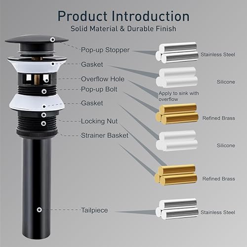 Bathroom Faucets 3 Hole, Sink Faucet 3 Hole with Crystal Knobs, White Gold Bathroom Sink Vanity Vintage Taps with Supply Hoses, Three Hole Vessel Bathroom Faucets,llaves para lavamanos de baño - style: Classic